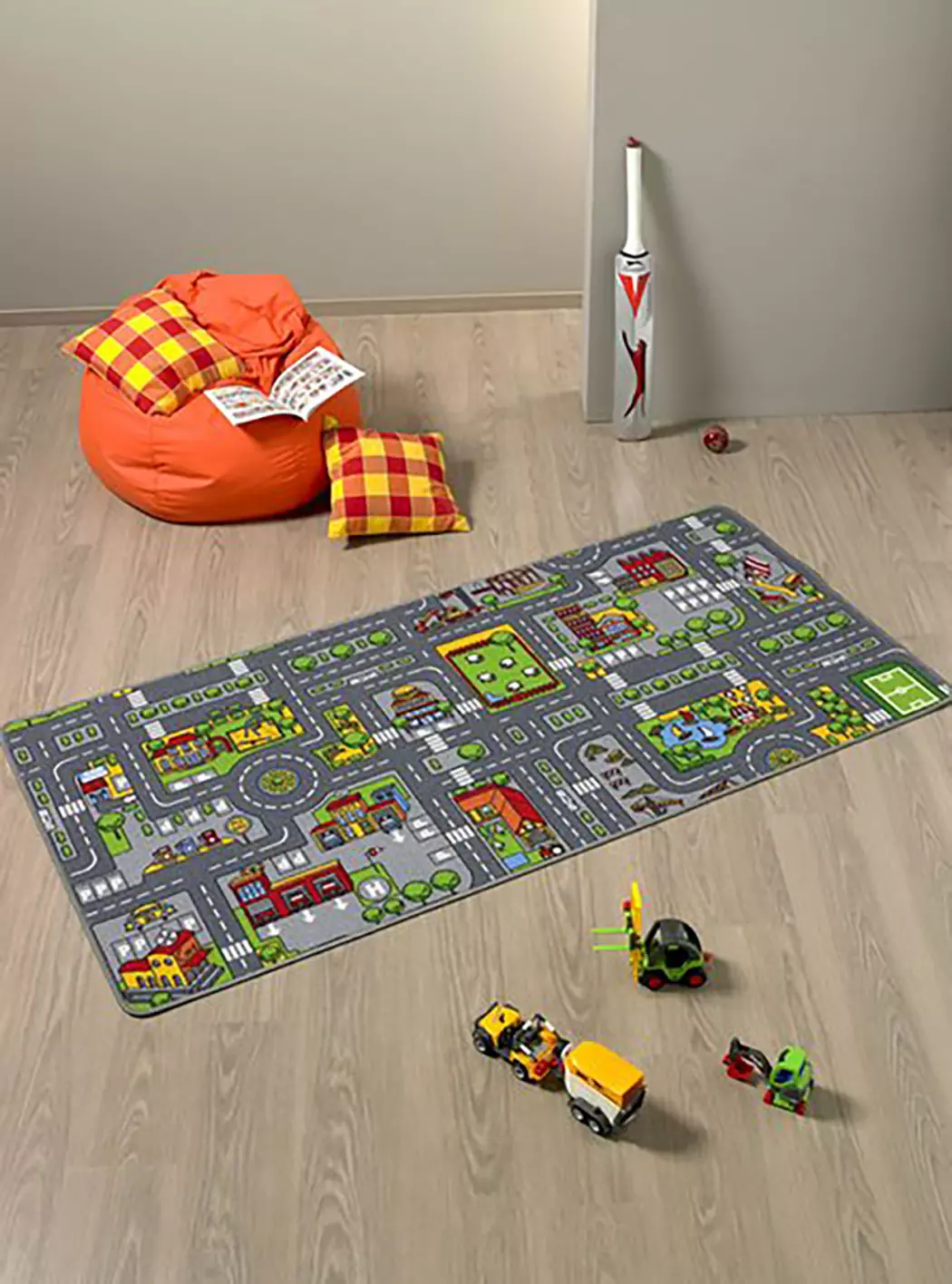 Kinderteppich City 80 x 150 cm