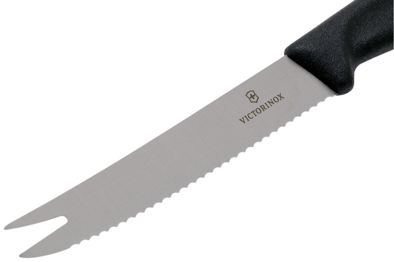 Victorinox SwissClassic 6.7863 kaas- en worstmes, zwart