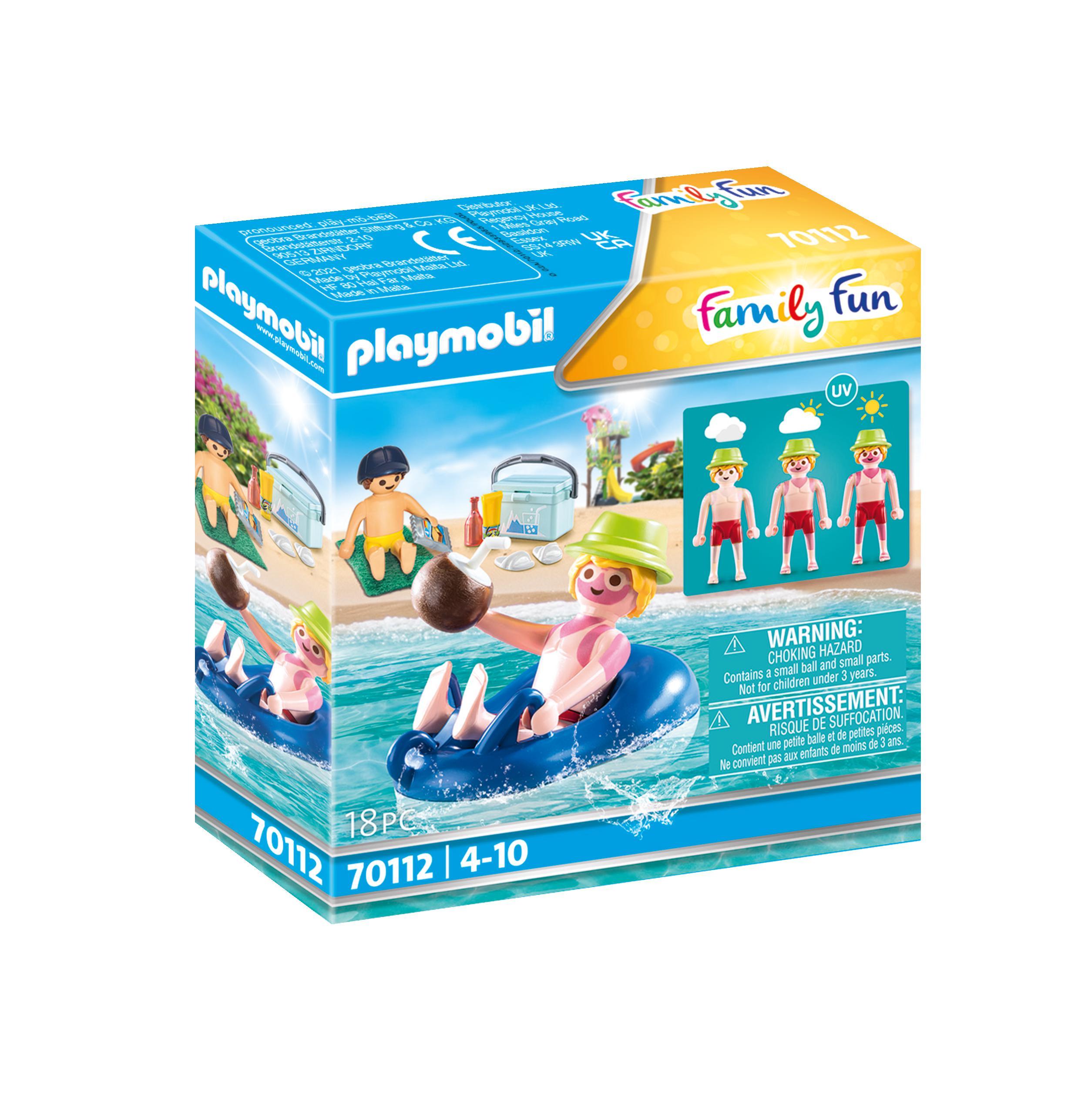 PLAYMOBIL VACANCIER AVEC COUPS DE SOLEIL ET BOUEE
