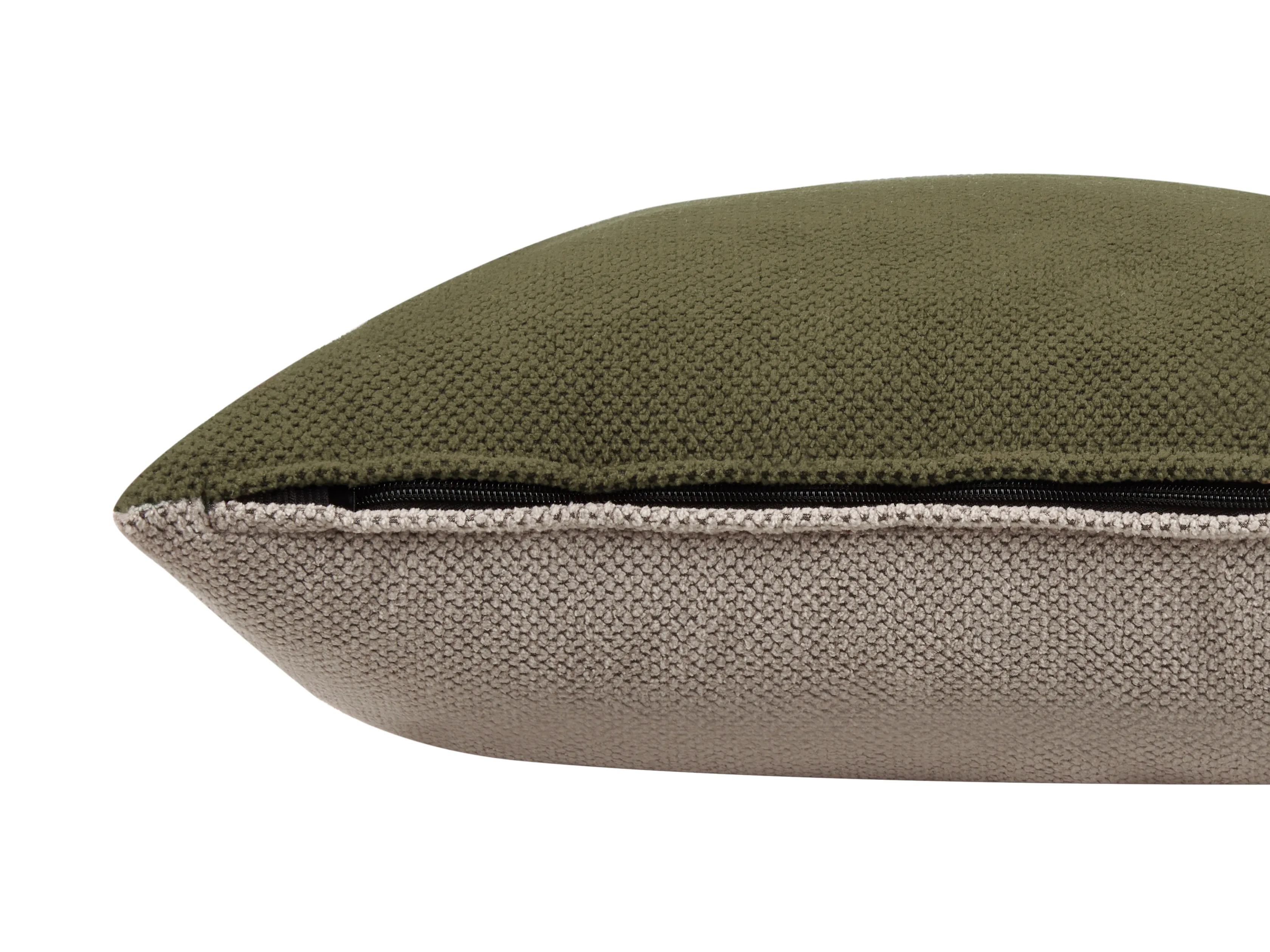 Linkszijdige chaise longue GONESSE Stof Groen