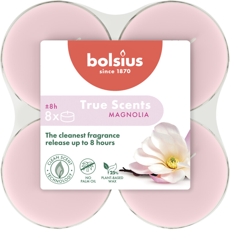 Bolsius Geurtheelicht maxi true scents magnolia