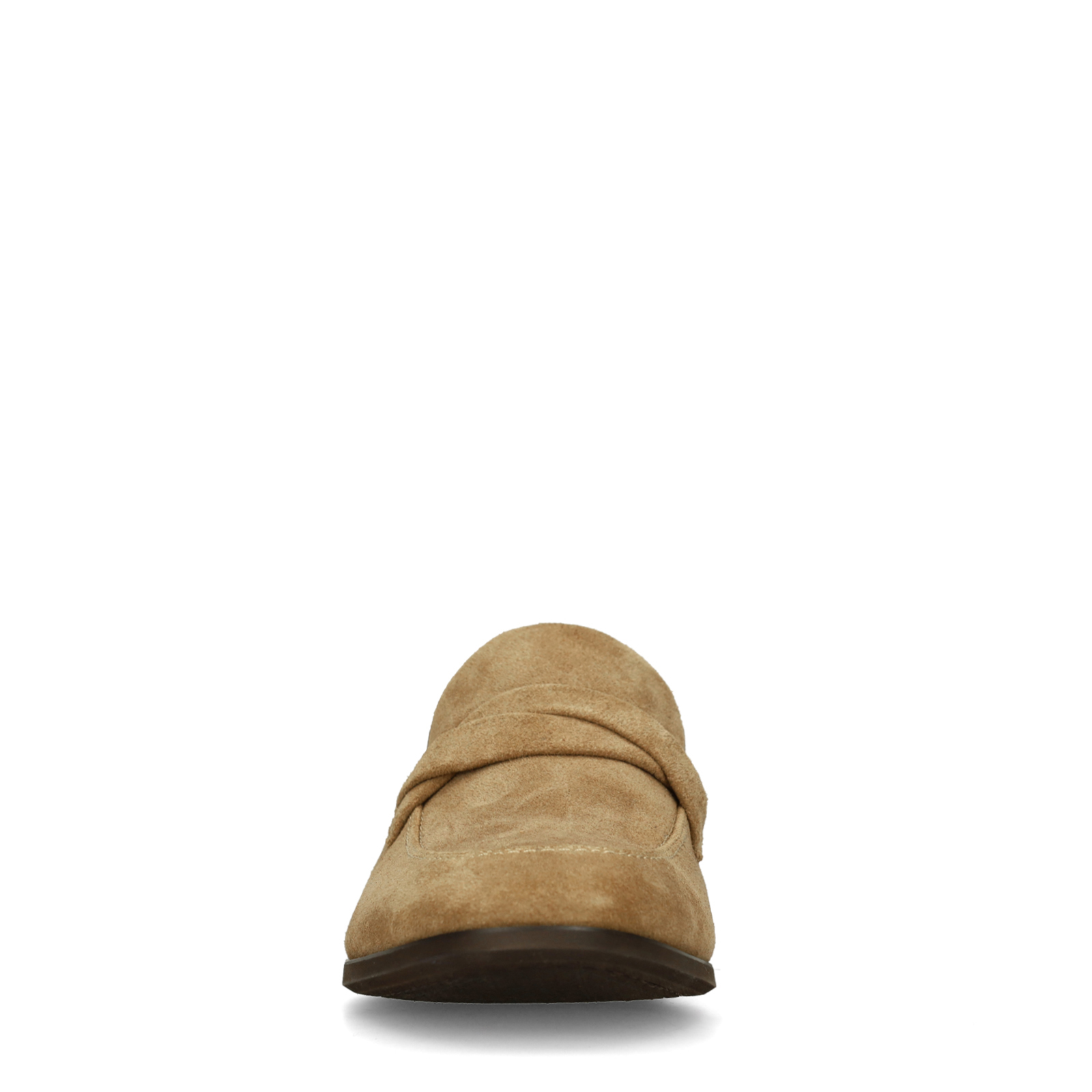 Taupe suède loafers