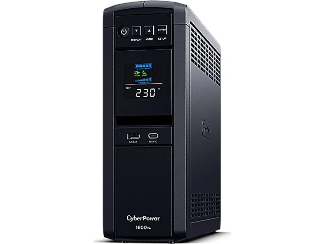 CyberPower Backup PFC Sinewave Series for Mac CP1350EPFCLCD - UPS - AC 230 V - 780 Watt - 1350 VA - 7 At - RS-232, USB - output-stikforbindelser: 6