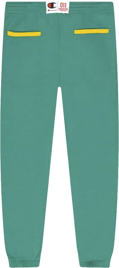 Champion elastic cuff pants Cadmium green