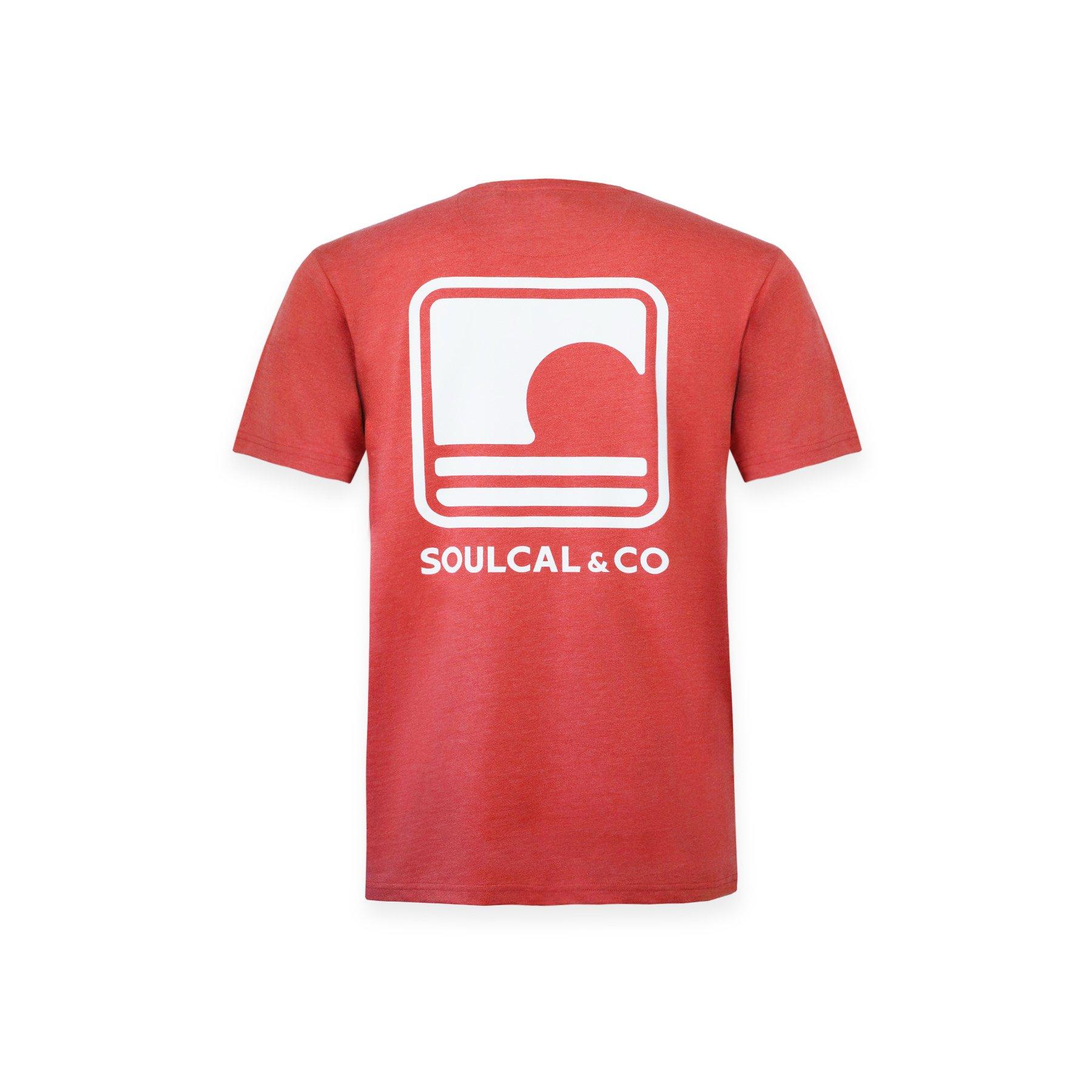 SoulCal Back Print Marl T shirt