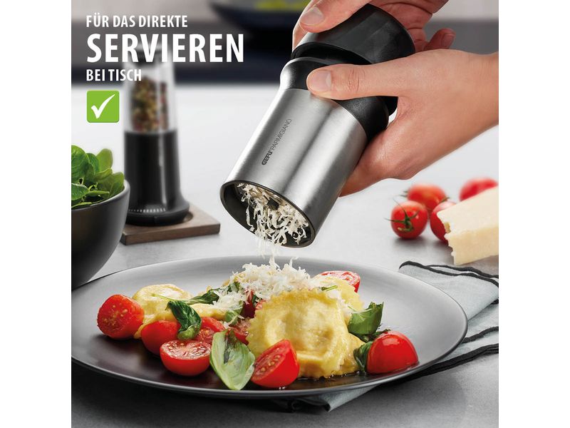 GEFU Käsereibe Parmigiano Fein- und Flockenhobel für Käse