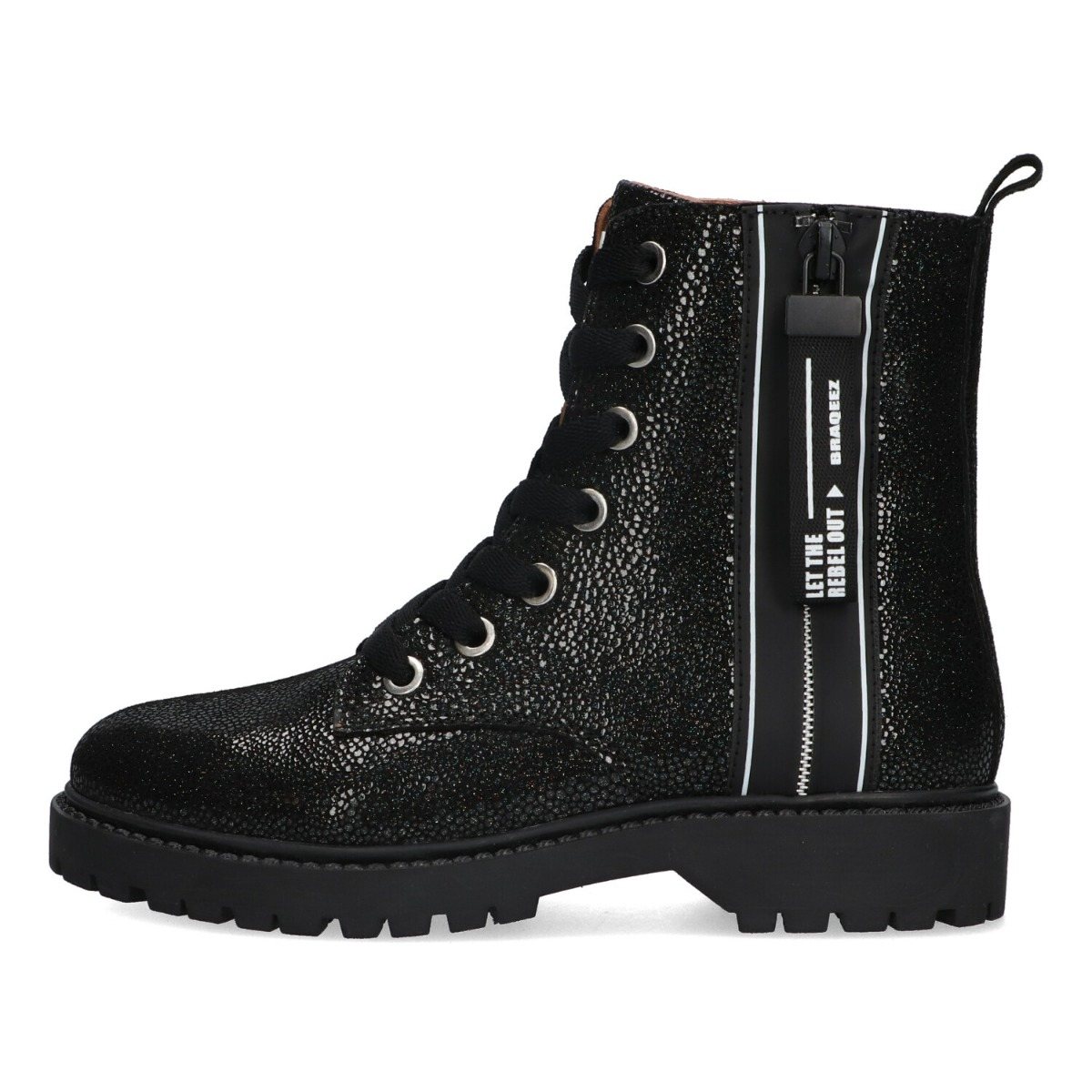 Belle Boot - Biker Boots Braqeez Zilver