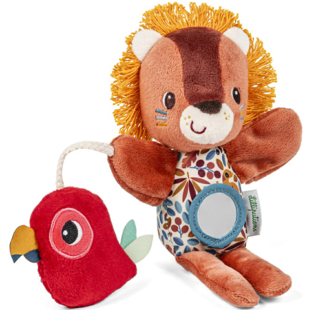 lilliputiens activiteiten handpop met rammelaar - jack - 23 cm