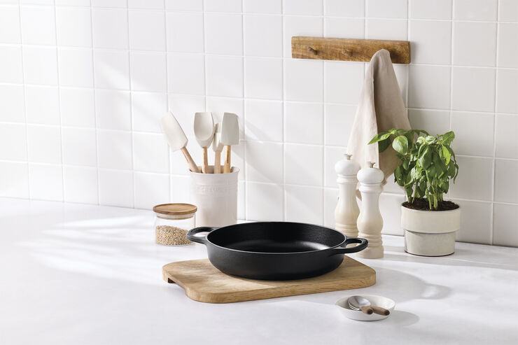 Le Creuset Everyday stegepande 28cm Matte Black Matte black
