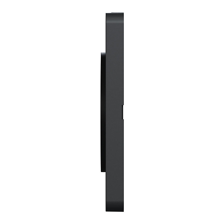 Plaque de finition simple Schneider Electric Odace Touch anthracite