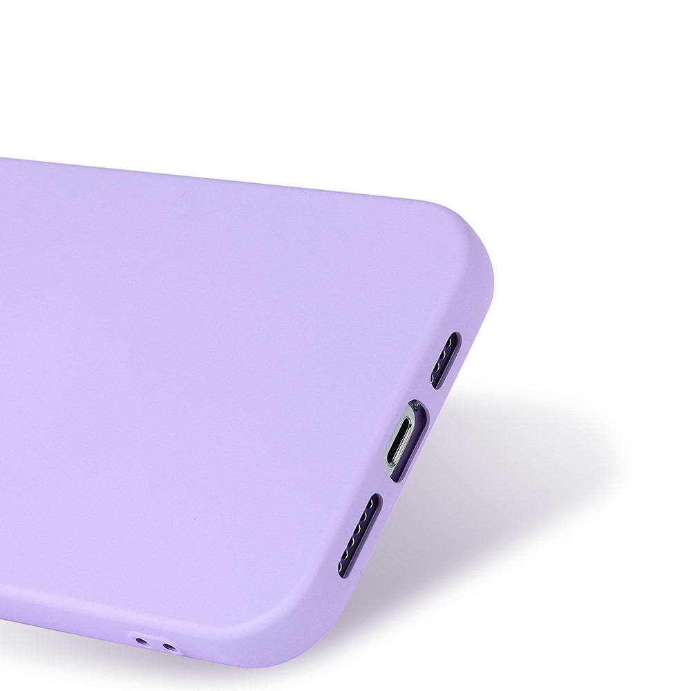 iPhone 13 Pro Soft Touch Gummi Case Hülle mit Kameraschutz - Schwarz