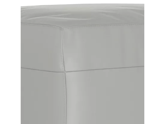 Ensemble de canapés 4 pièces coussins gris clair tissu microfibre