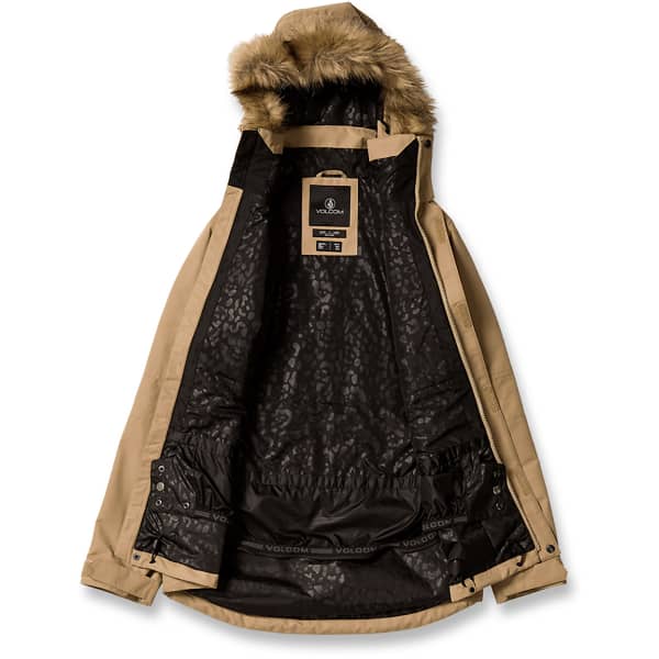 Veste de ski VOLCOM FAWN INS JACKET DARK KHAKI