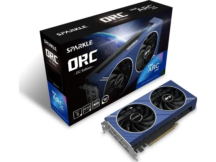 SPARKLE Intel Arc A580 ORC OC Edition - Grafikkort - Intel Arc A580 - 8 GB GDDR6 - PCIe 4.0 x16 - 3 x DisplayPort, HDMI