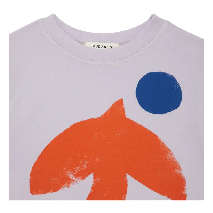 True Artist T-shirt n°05 Oiseau | Lilas