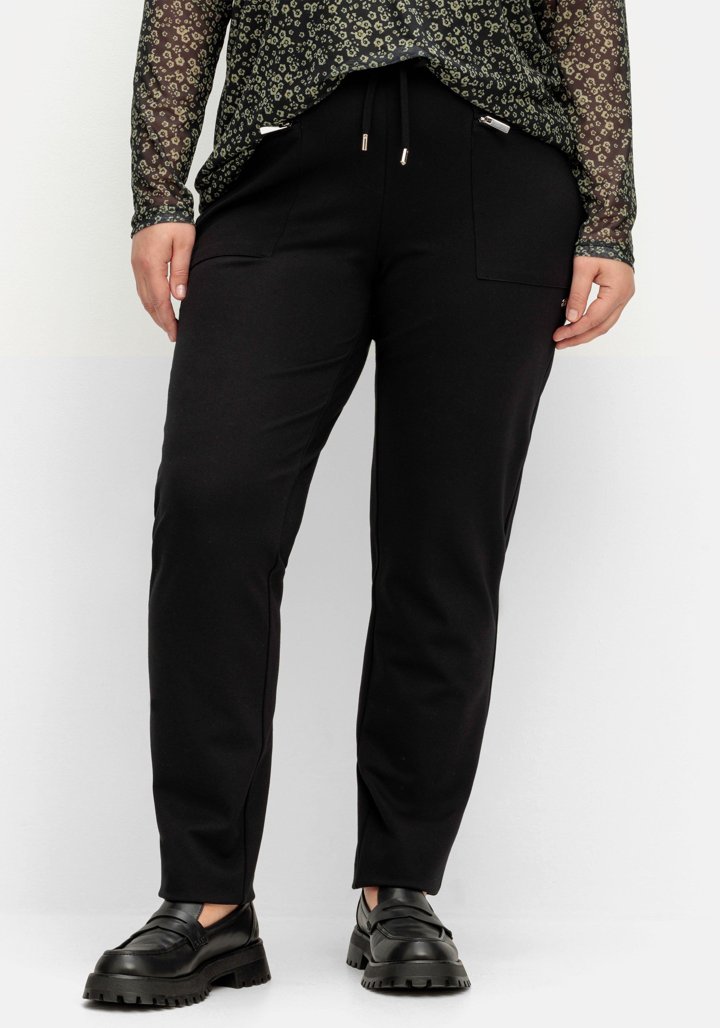 Schmale Joggpants im Cargostil, mit Komfortbund