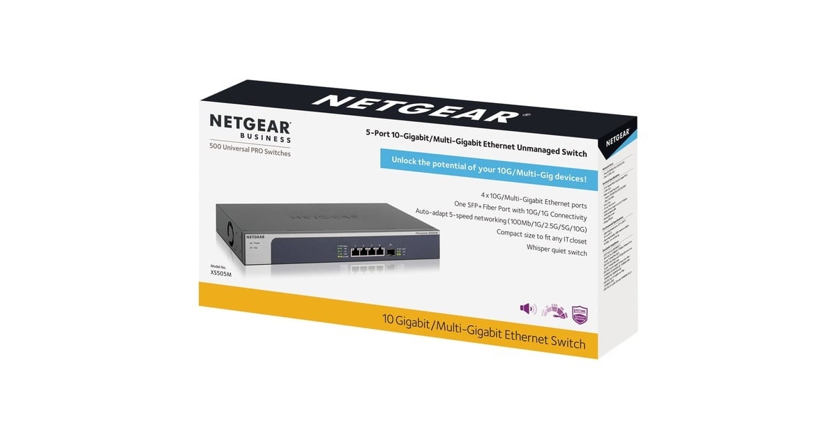 NetgearXS505M Unmanaged Switch