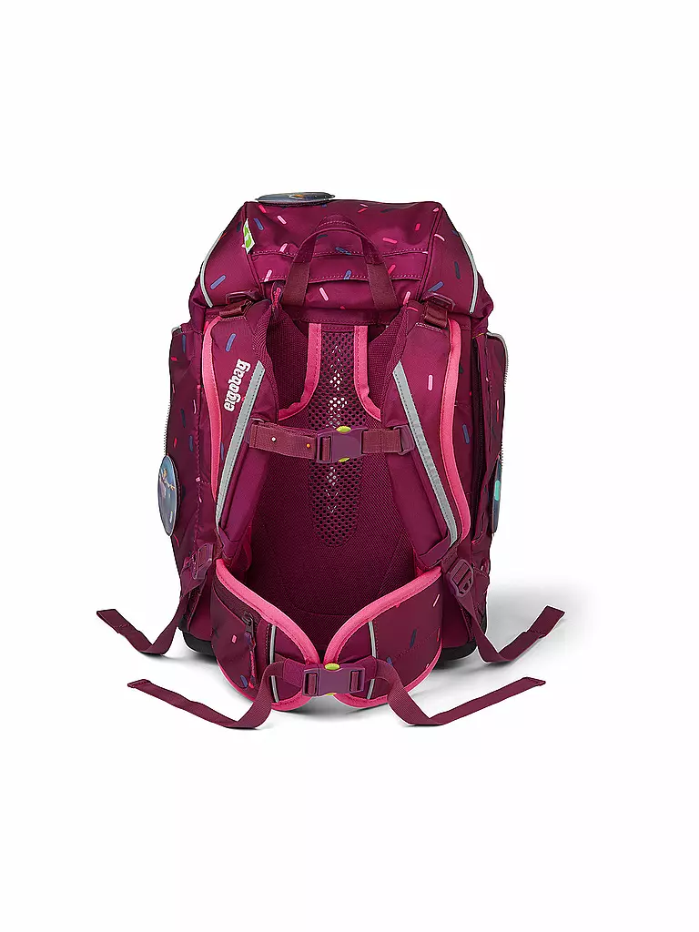 ERGOBAG Schultaschen Set 6tlg Pack NussknackBär rot