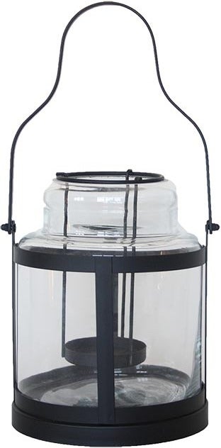 Esschert Design windlicht zwart 24 x 21 x 19 cm