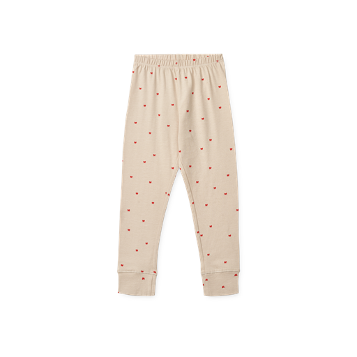 Liewood Wilhelm Pyjamassæt, Holiday Bow Sandy/Apple Red, 104 cm