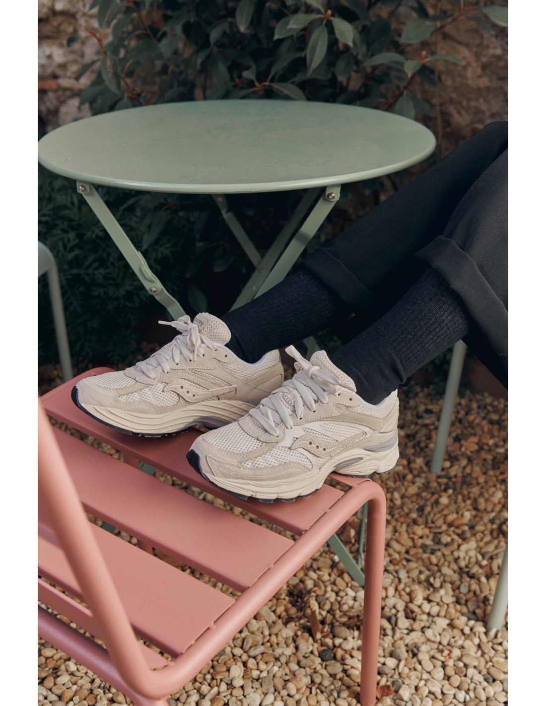 saucony Sneakers Femme Progrid Omni 9 Blanc