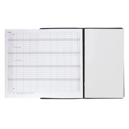 Idena Taschenplaner FSC-Mix Leporello schwarz 2021