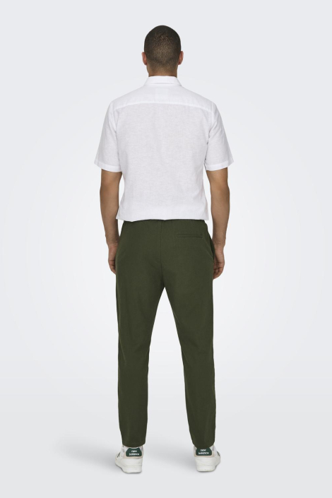 Only & Sons groene heren broek
