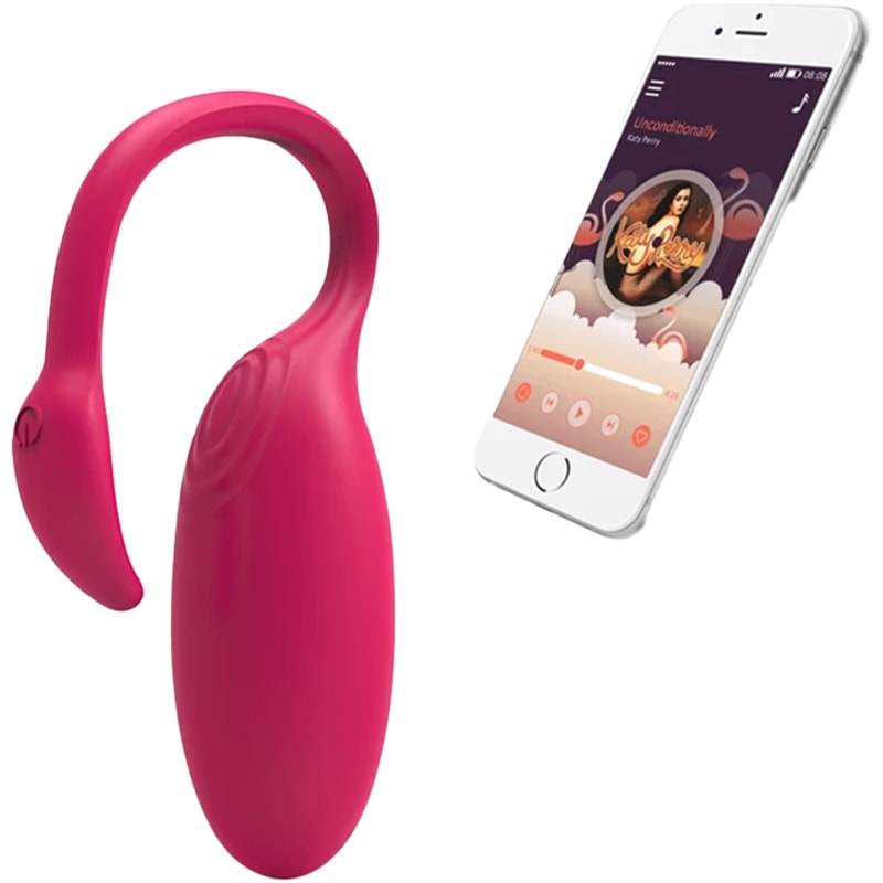 Œuf vibrant contrôlé Flamingo - Magic Motion - Rose - 7 modes