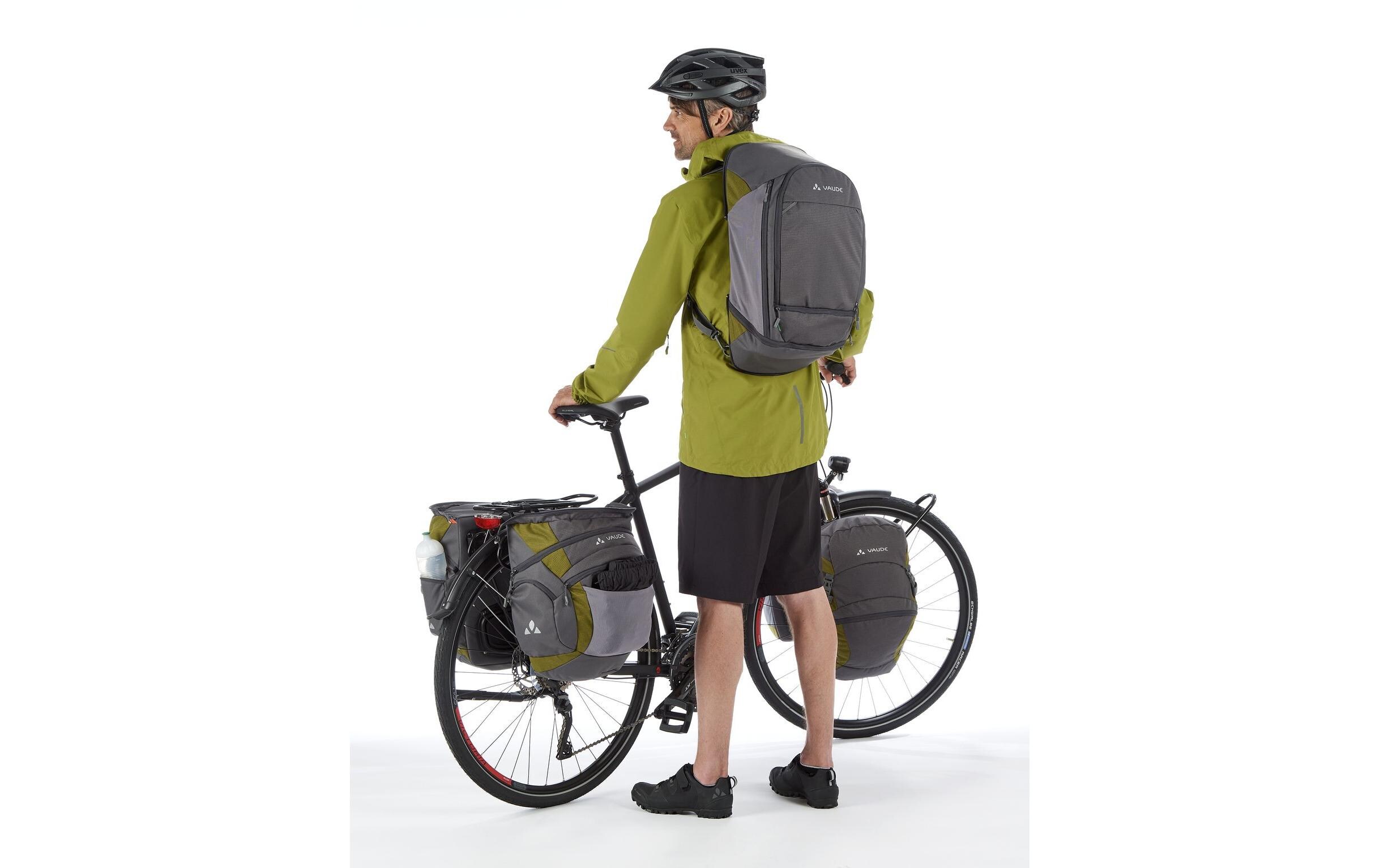 Gepäckträgertasche Karakorum Pro Black<br>Dreifache Hinterradtasche