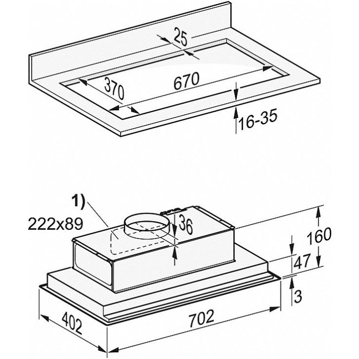 Miele Dunstabzugshaube DA 2578 EXTA