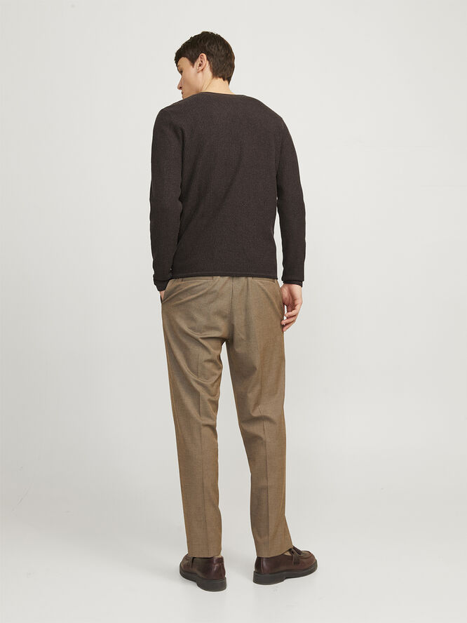 Jack & Jones JJECOOPER KNIT CREW NECK NOOS Mulch