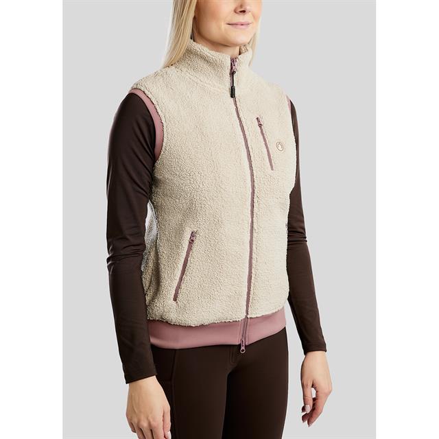 Bodywarmer Montar MOEbba Teddy Middenroze