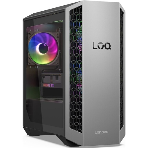 Unité Centrale Lenovo Gaming LOQ 26ADR10 AMD Ryzen 7 16 Go RAM 512 Go SSD Nvidia GeForce RTX 5060 Ti Gris