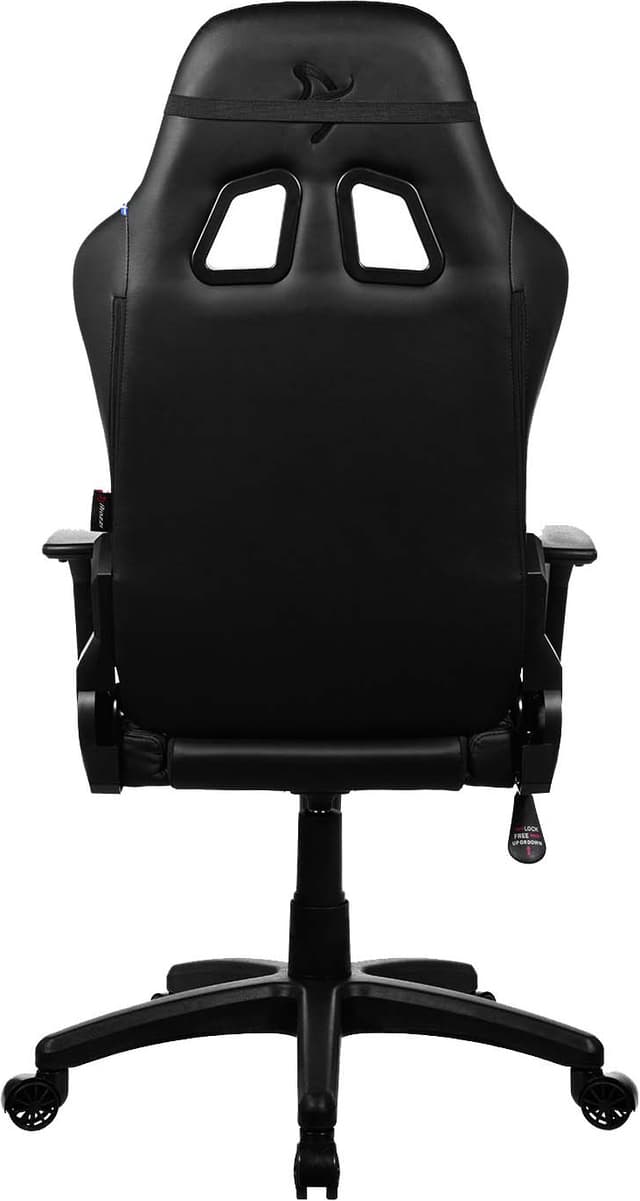 Arozzi Avanti SoftFabric gamingstol (pure black)