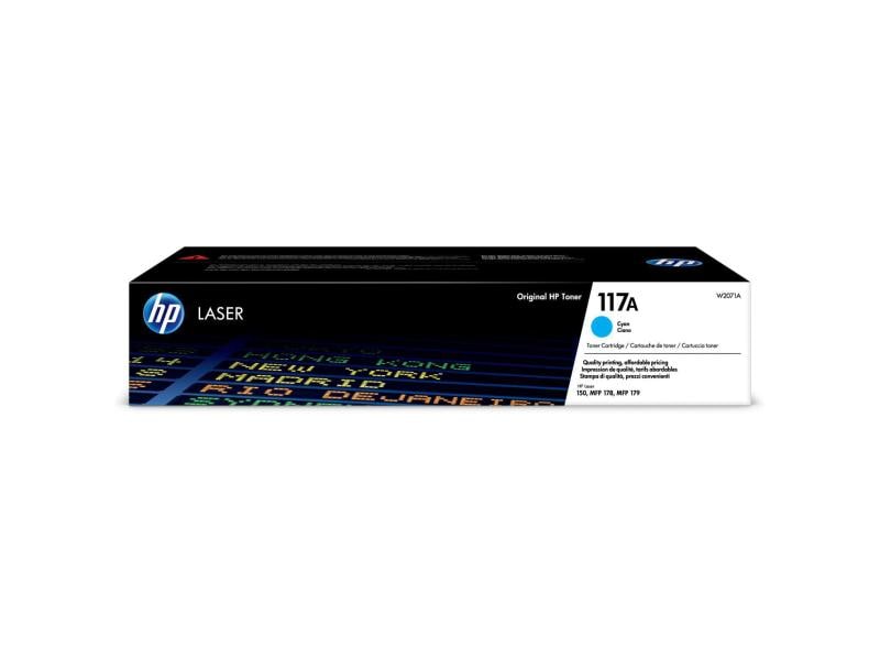 HP Toner Nr. 117A (W2071A) Cyan Tonerkartusche