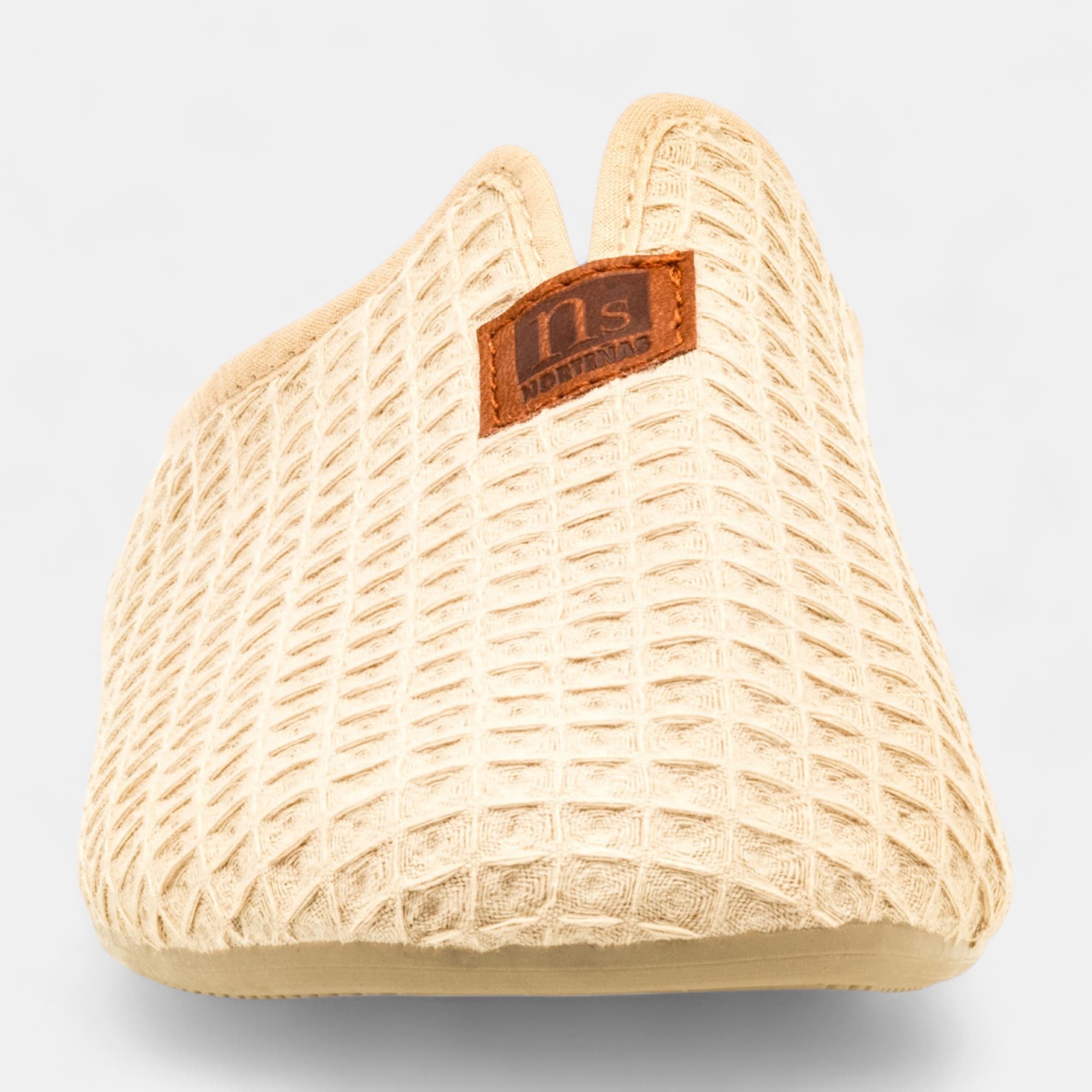 Pantoufles mules Femme beige