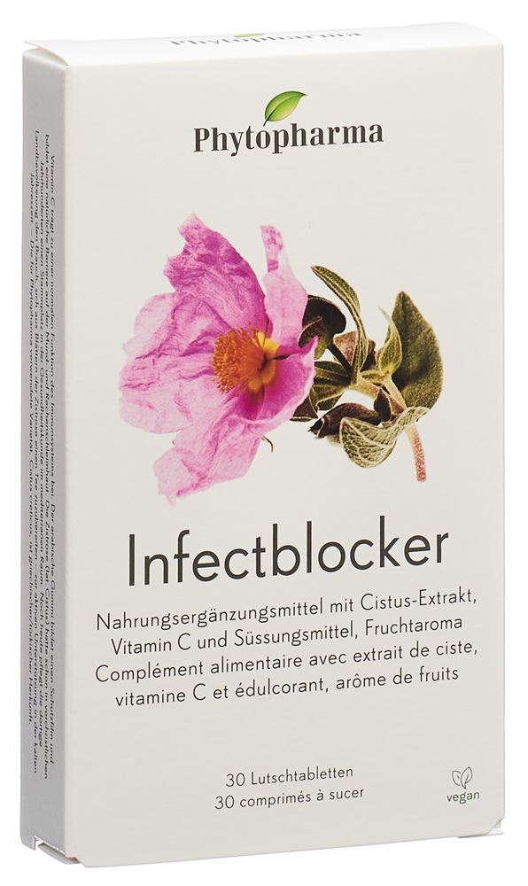 PHYTOPHARMA Infectblocker<br>30 Stück, Blister, Lutschtablette