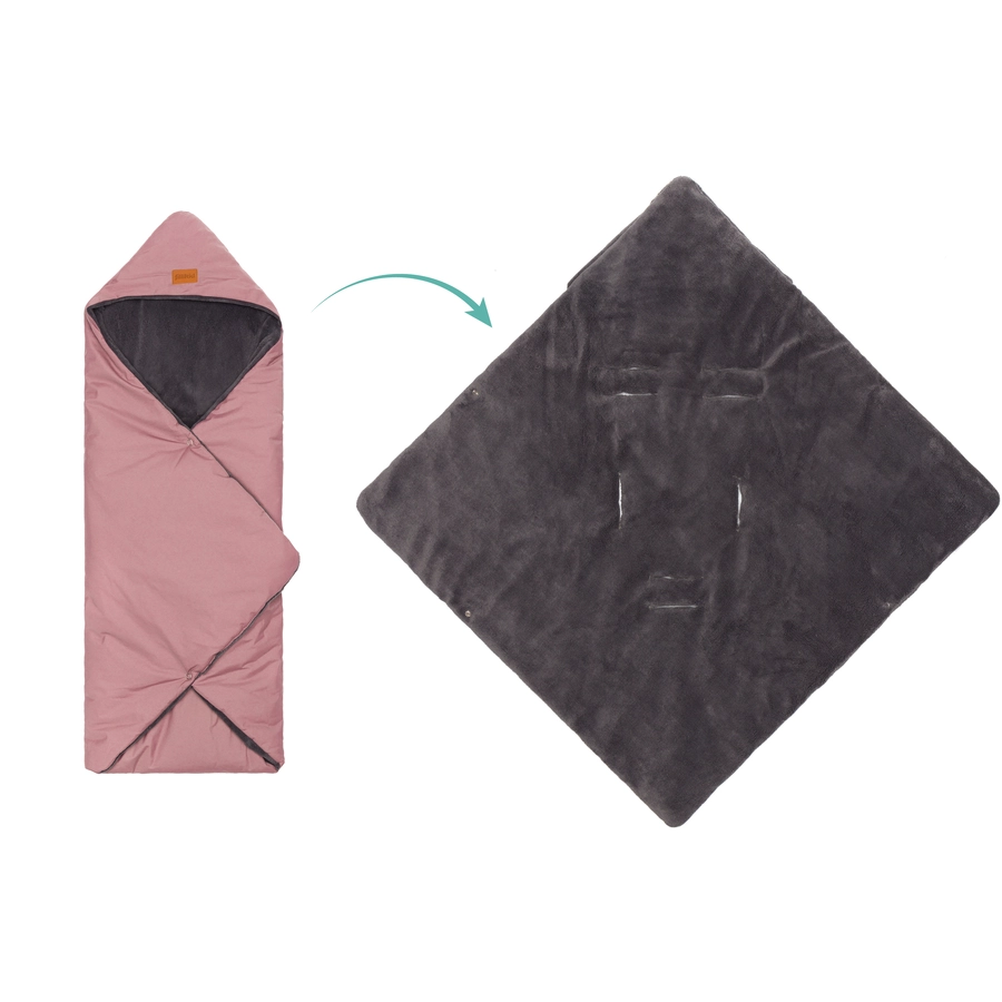 fillikid Winterfußsack Tanaga rosé