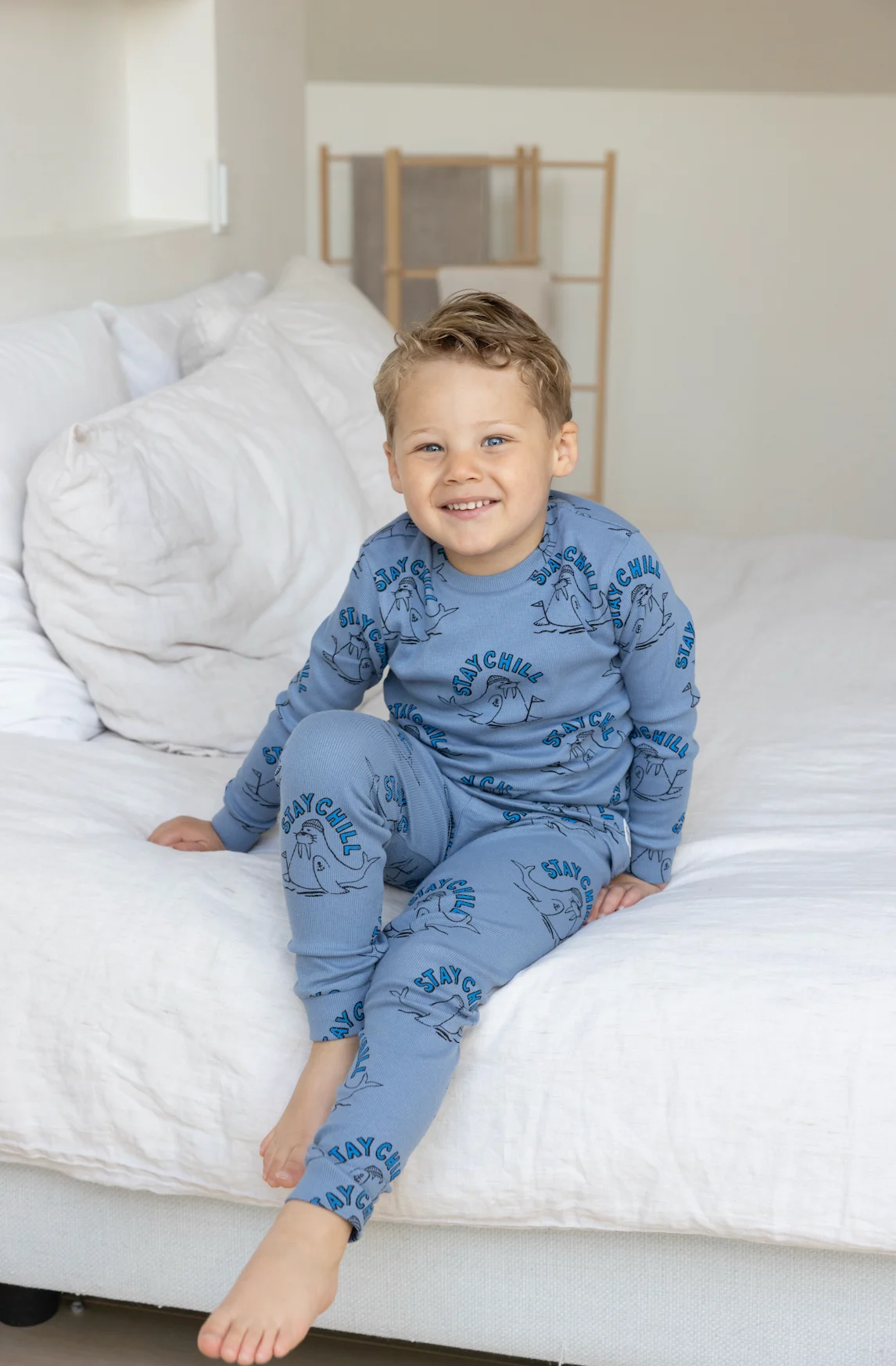 Feetje Pyjama Willy Walrus - Premium Sleepwear blauw