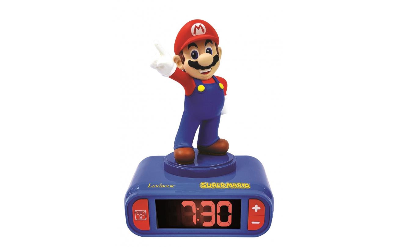 Super Mario 3D digitale alarmklok met licht en gel