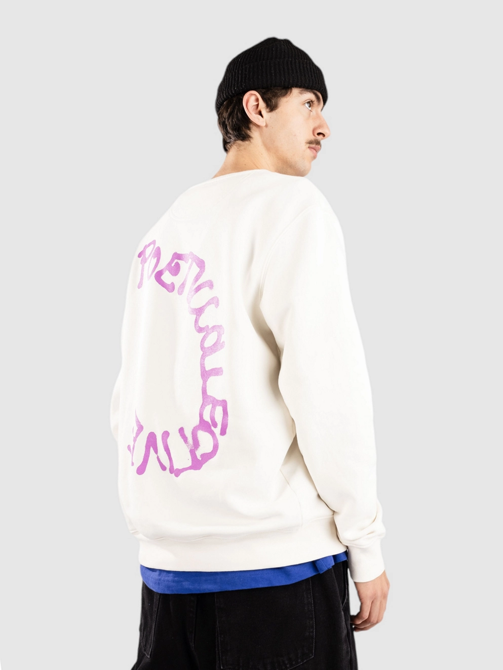Poetic Collective Arm Tribal Hoodie ivory