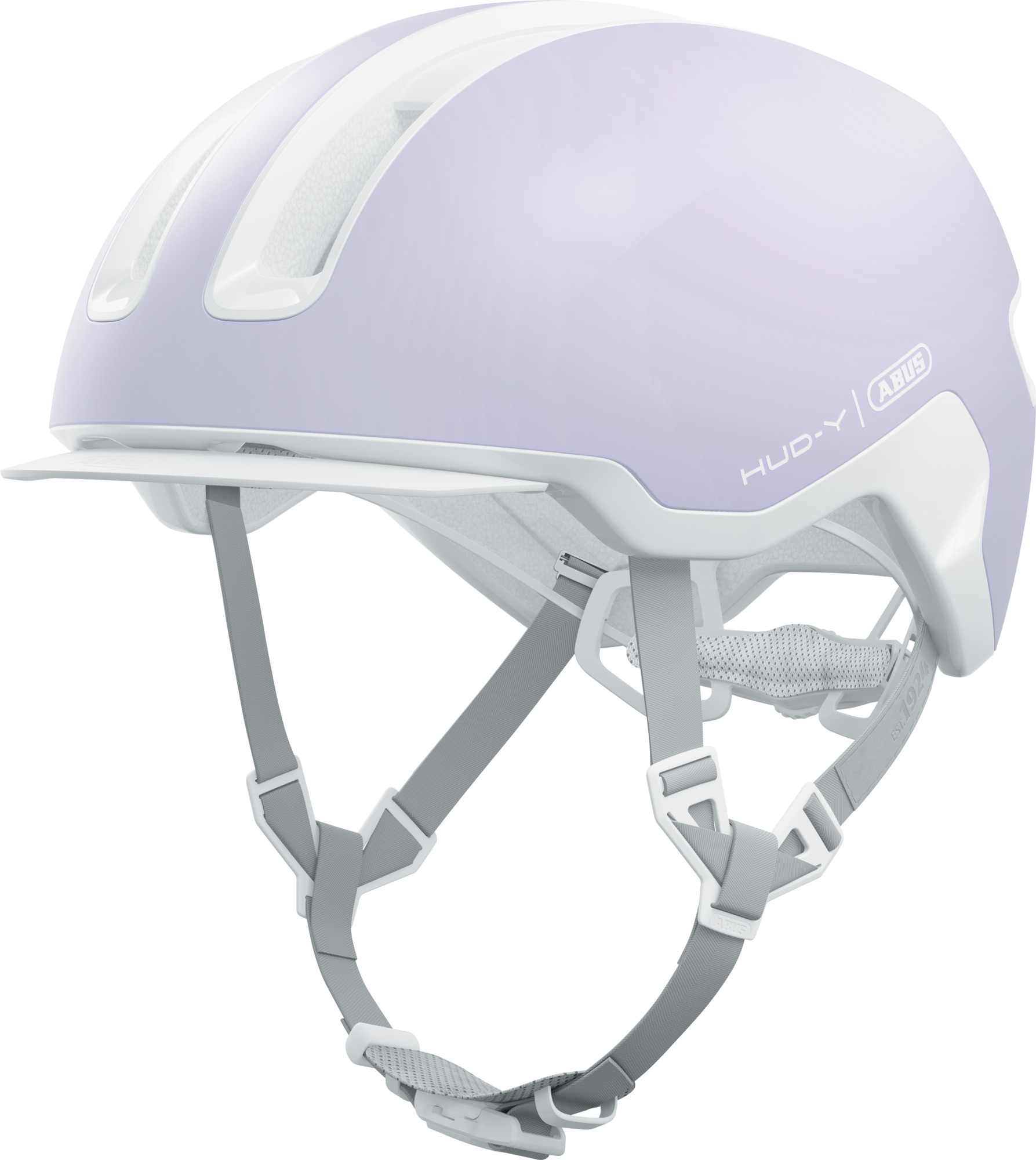 ABUS HUD-Y cykelhjelm LED Pure Lavender