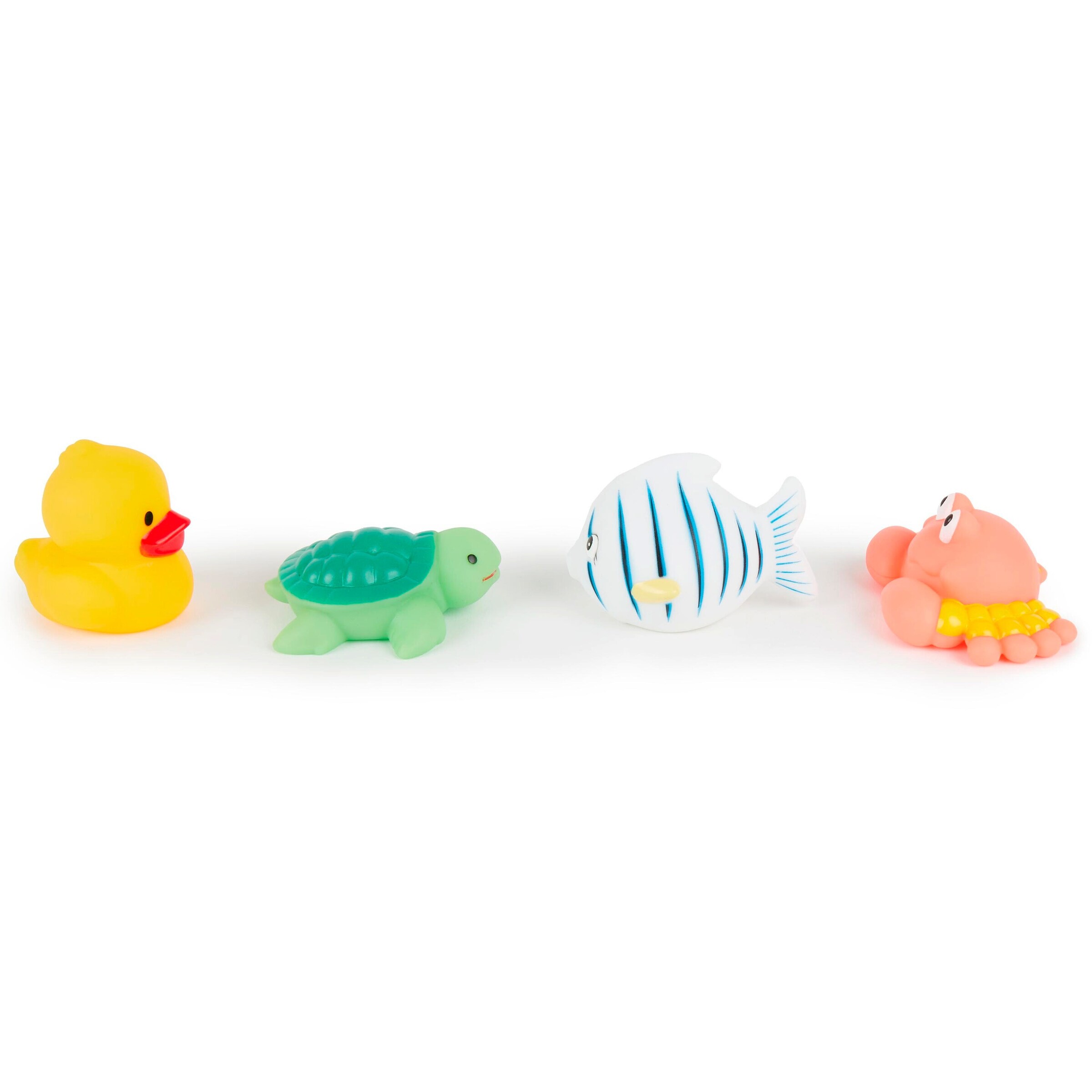 Bieco Badespielzeug Baby 4er Set - ab 12 Monate Mehrfarbig