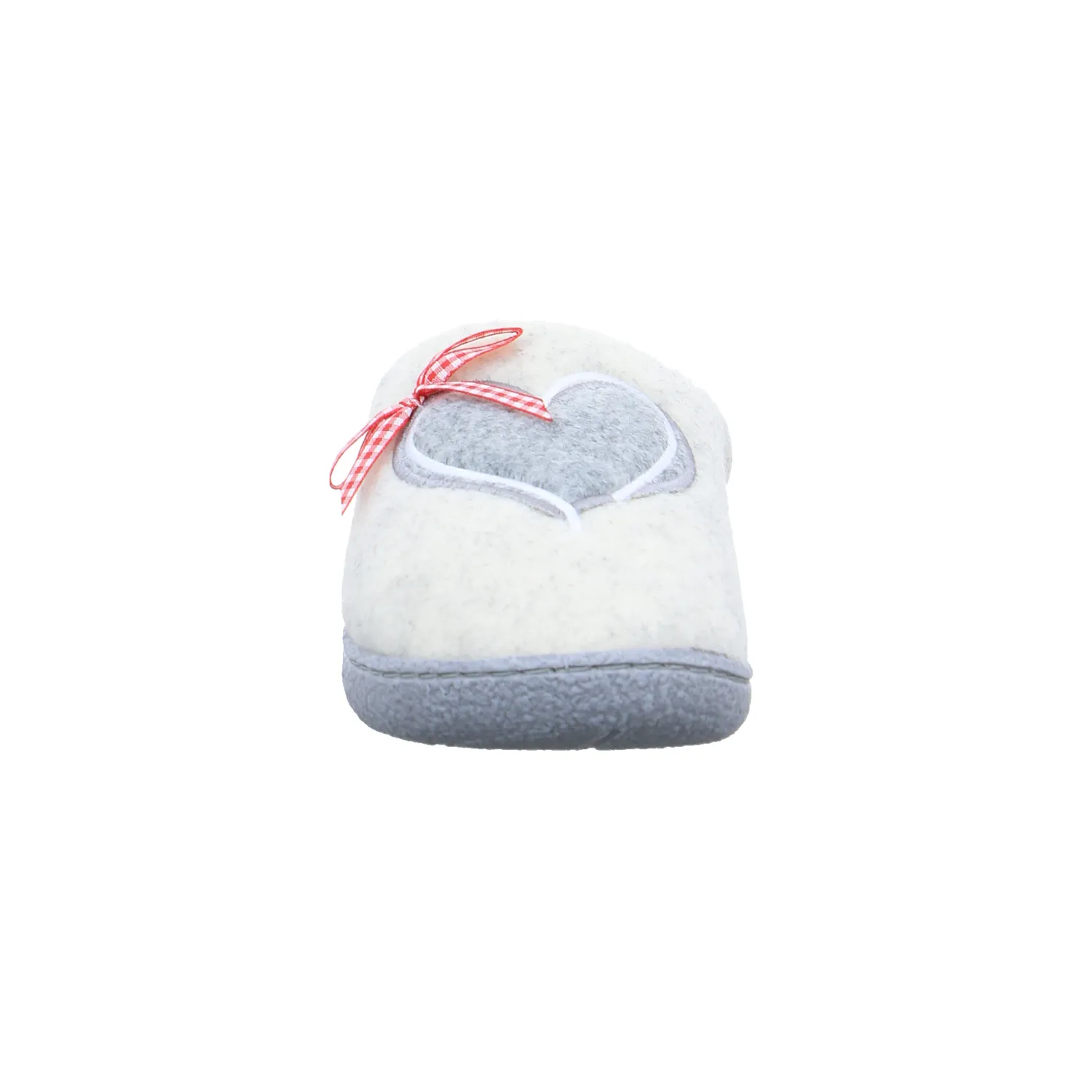 Hausschuh Offwhite Synthetik
