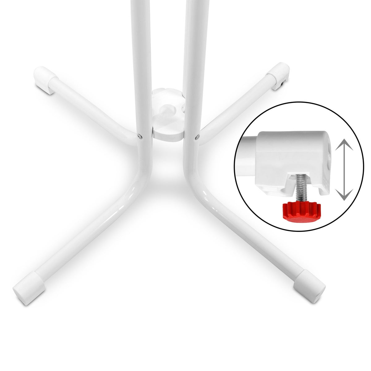 Beautissu Sylt statafel Ø 70 cm wit