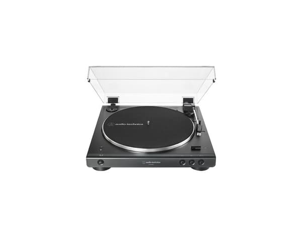 Audio-Technica AT-LP60XBT, Beltedrevet platespiller, Fullautomatisert, Sort, Aluminium, 33 1/3,45 RPM, 33 1/3,45 RPM