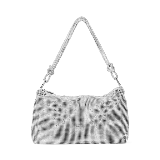 DAY ET Party Night Skuldertaske, Silver