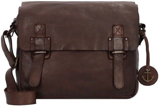 Harbour 2nd - Funchal - Schoudertas - Bruin - Leer - 28 cm