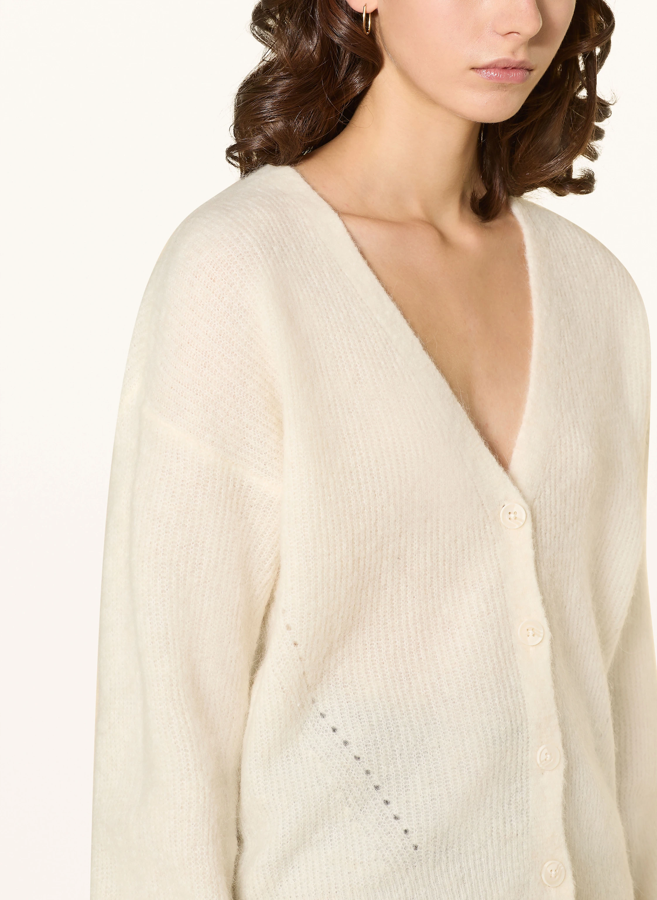 MOS MOSH Oversized-Strickjacke THORA mit Alpaka