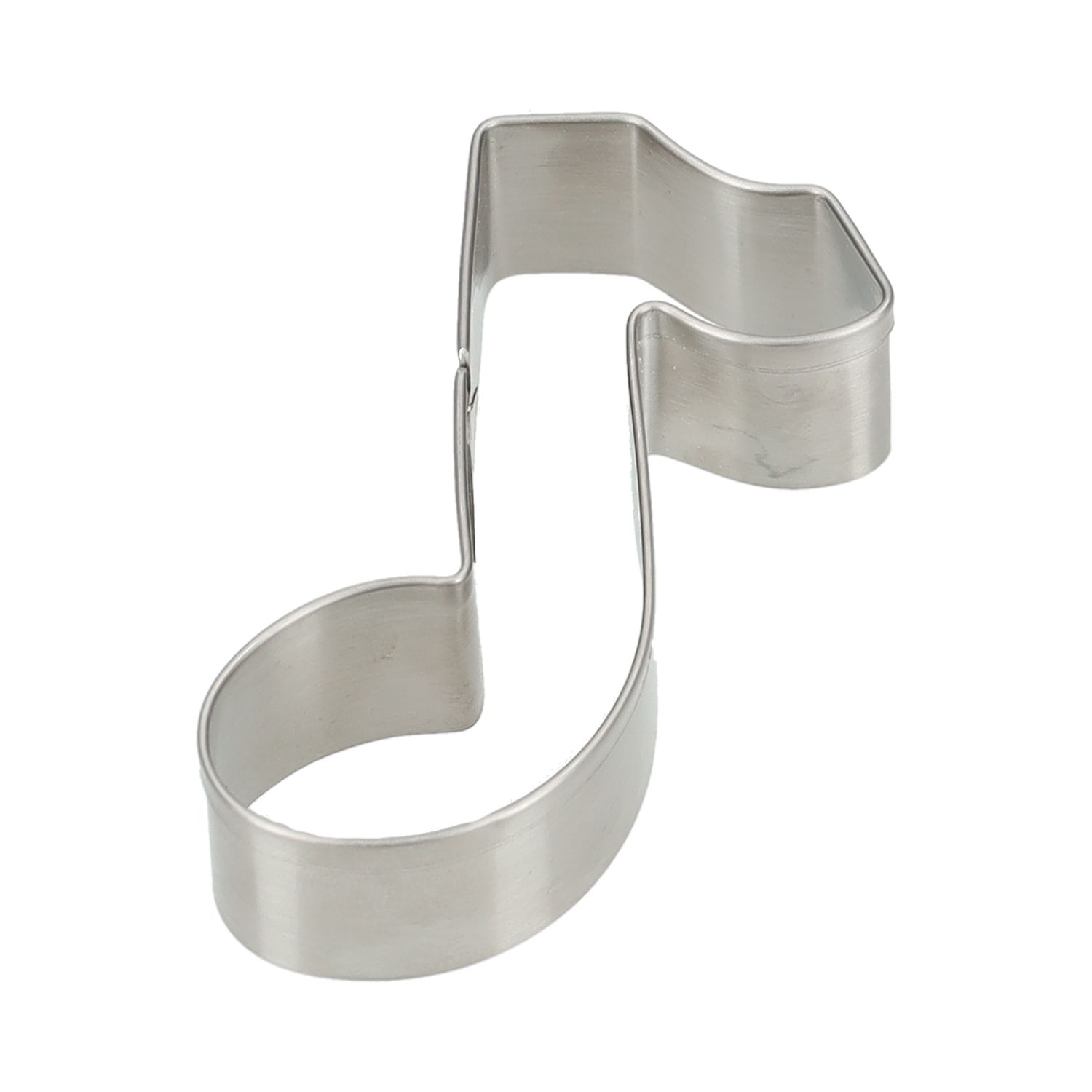 Uitsteekvorm muzieknoot, recycled rvs